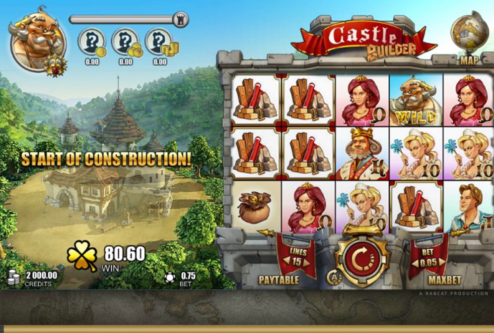 Играть в казино на гривны онлайн Укрказино Castle Builder