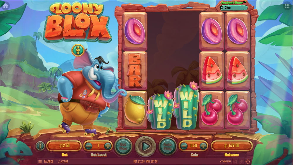 Играть в видео-слот Loony Blox онлайн на гривны Ukrcasino