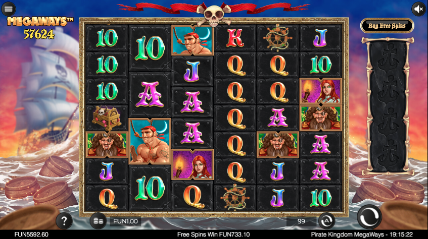 Новый игровой автомат онлайн на гривны Pirate Kingdom Megaways