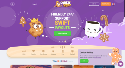 Играть в Cookie Casino онлайн Ukrcasino